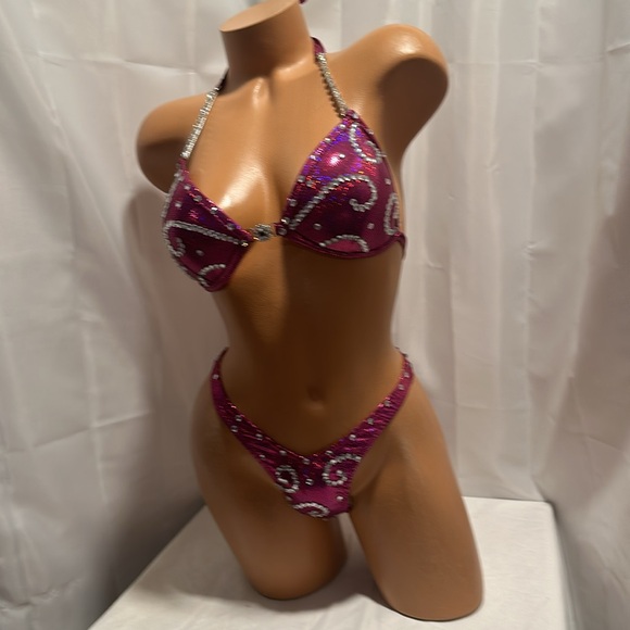 Npc competition, Figuresuit fuchsia hologram34C small bottom handmade - Picture 4 of 5